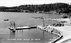 Swimmers at Cascade Lake
