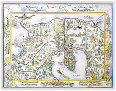 Dietz Map, Vicinity of East Sound, 1952