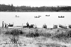 Boat fishing, Cascade Lake