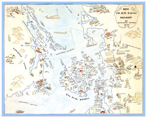Kimple, The San Juan Island Vicinity, 1933