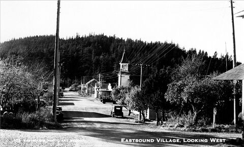 Eastsound village looking west