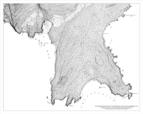 Olga and Buck Bay to Obstruction Pass, 1895
