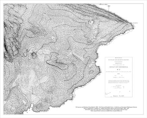 Doe Bay to  Pt. Lawrence, 1888
