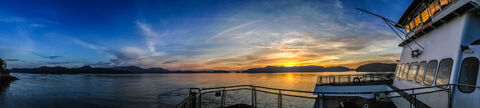 Winter Sunrise From The Ferry