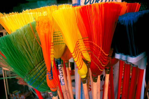 Colorful Brooms