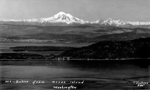Mt. Baker from Orcas